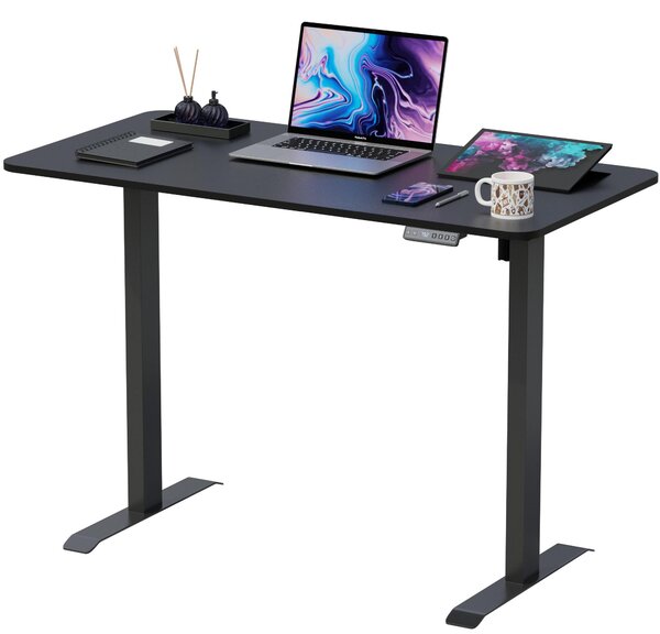 Avalo Scrivania Regolabile Elettrica Sit-Stand - 160x60 CM - Nero - Scrivania Elettrica
