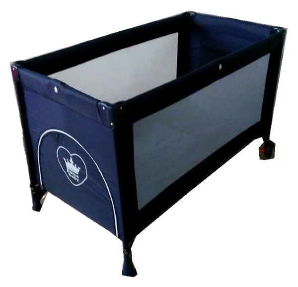 Lettino da Viaggio Rettangolare con Barriere Trupia Baby Player Blu