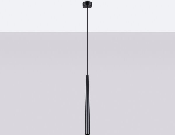 Lampada a pedale BLISS 1 nero 1xG9 8W acciaio 118x8x8cm Sollux Lighting