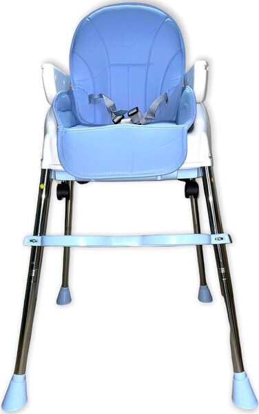 Seggiolone per Bambini 4 in 1 Pappa e Gioco Blu