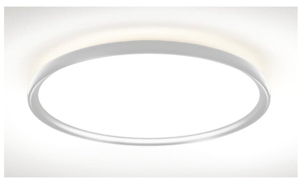 ATENA PLAFONIERA D60CM LED 55W LUCE CCT 3000K-4000K BIEMISSIONE ALLUMINIO 5 COLORI DESIGN MODERNO