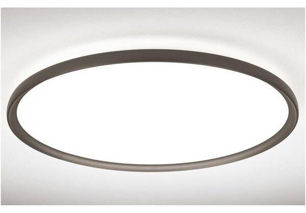 ATENA PLAFONIERA D80CM LED 84W LUCE CCT 3000K-4000K BIEMISSIONE ALLUMINIO 5 COLORI DESIGN MODERNO