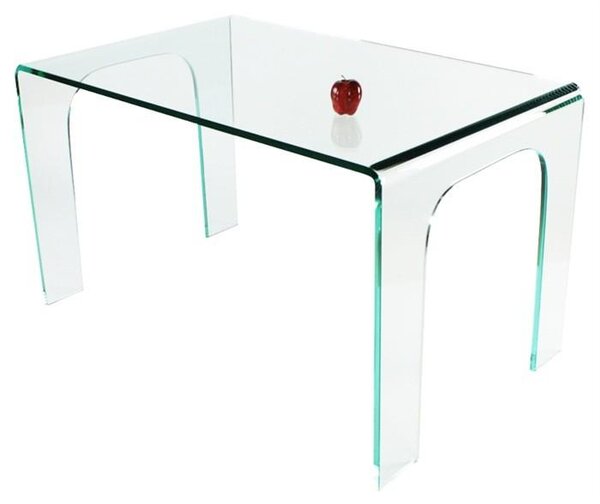 Scrivania in Vetro H75x80x140cm Itamoby Spider Trasparente