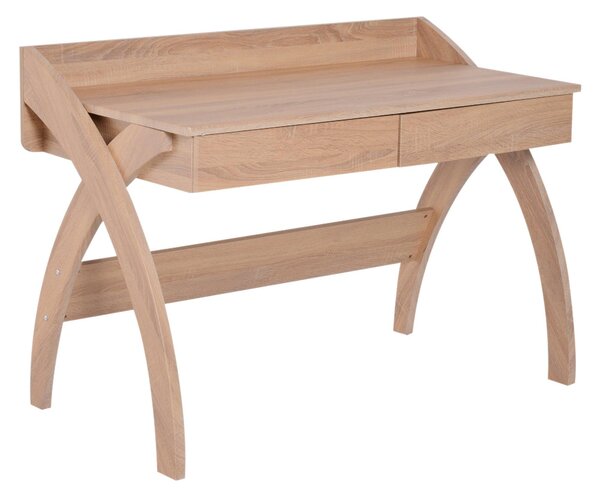 Scrivania da Ufficio in Legno Rovere 120x60x84 cm