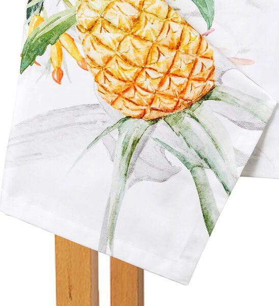 Tovaglia Da Cucina In Raso Di Cotone Tropical 150x180 Mirabello Floreale Multicolor Caleffi