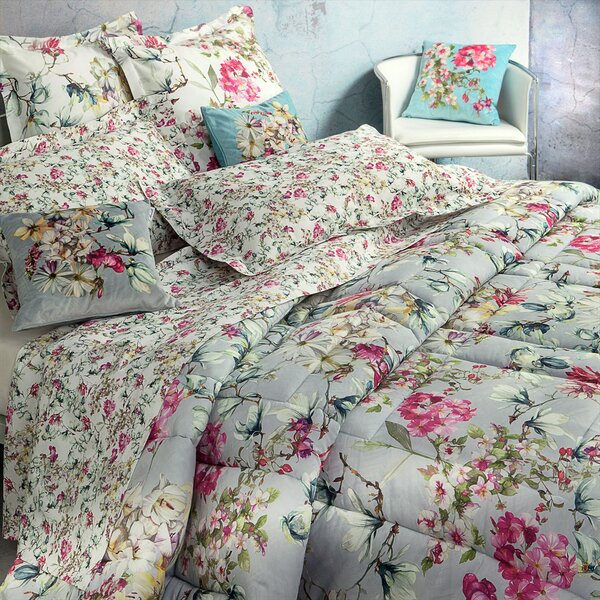 Trapunta MATRIMONIALE - 270X260 Orleans GRIGIO Caleffi