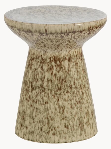 Tavolino rotondo in ceramica Fleck