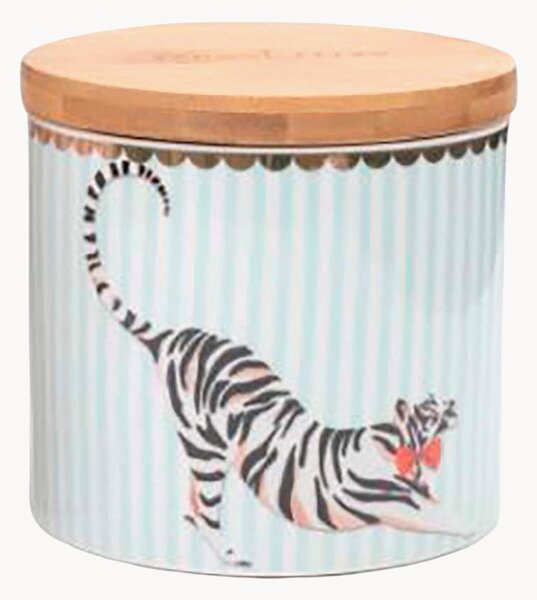 Barattolo in Fine Bone China Tiger