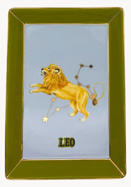 Vassoio decorativo in Fine Bone China Leo