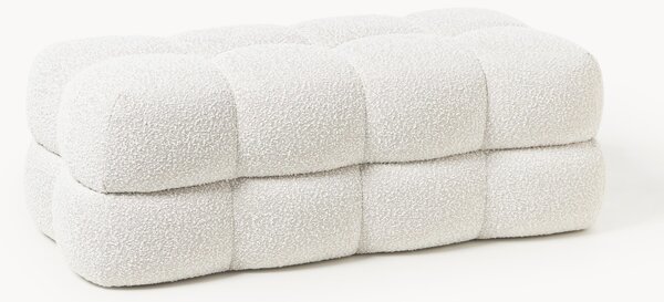 Panca imbottita in bouclé Ellie