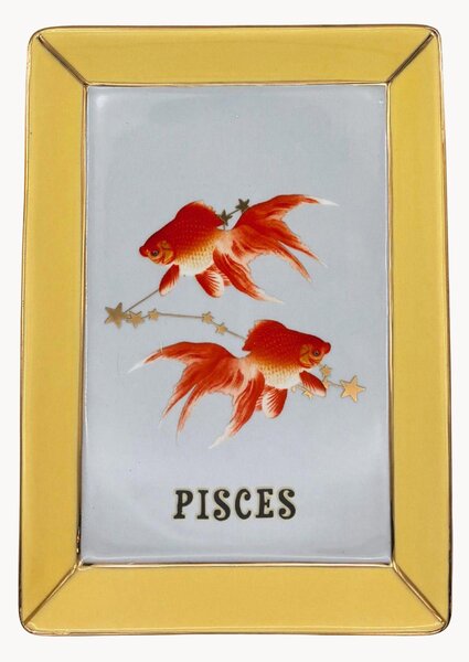 Vassoio decorativo in Fine Bone China Pisces