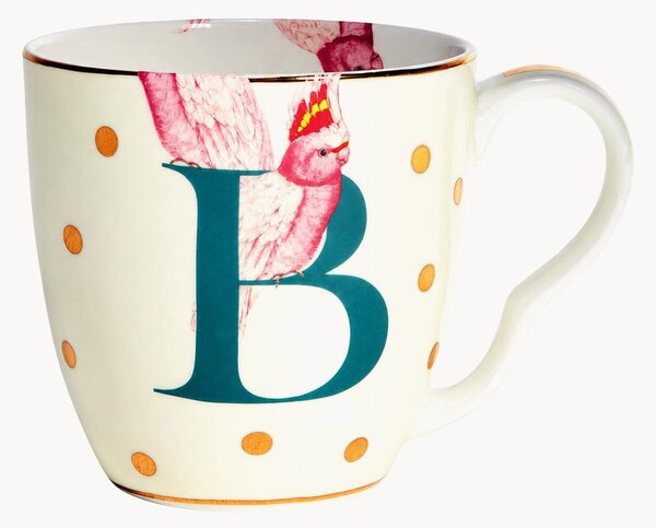 Tazza in Fine Bone China Bird