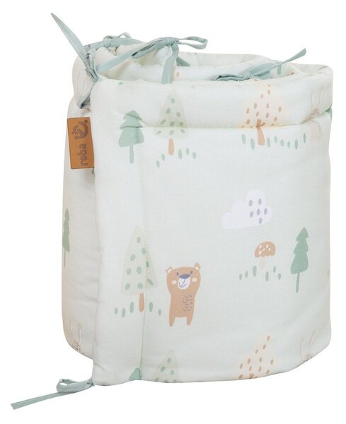 Paracolpi verde chiaro in cotone 170 cm Woodland Buddies – Roba