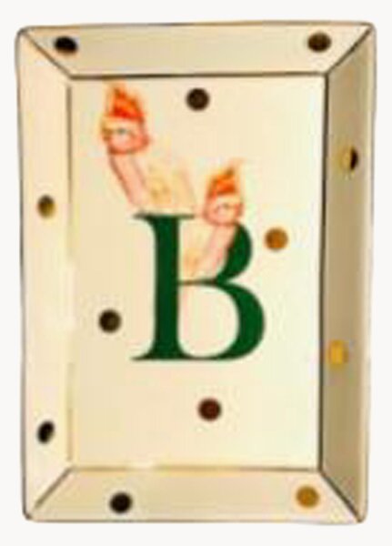 Vassoio decorativo in Fine Bone China Bird