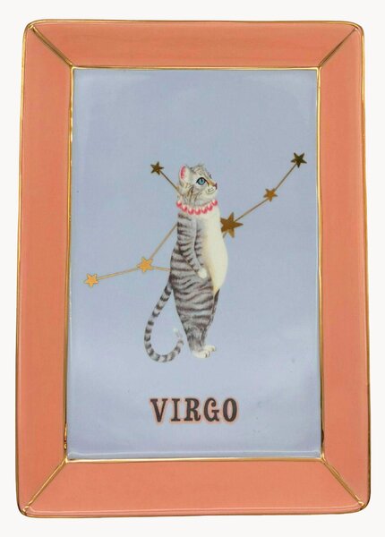 Vassoio decorativo in Fine Bone China Virgo