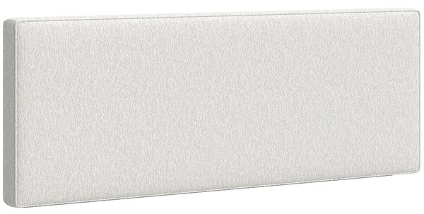 HOMCOM Testiera da Parete per Imbottitura del Letto, 160x10x60 cm, Rivestimento in Tessuto, Bianco Crema | Aosom Italy