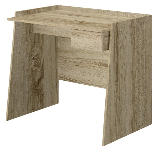 Scrivania 90x60x80 con Cassetto in MDF Rovere