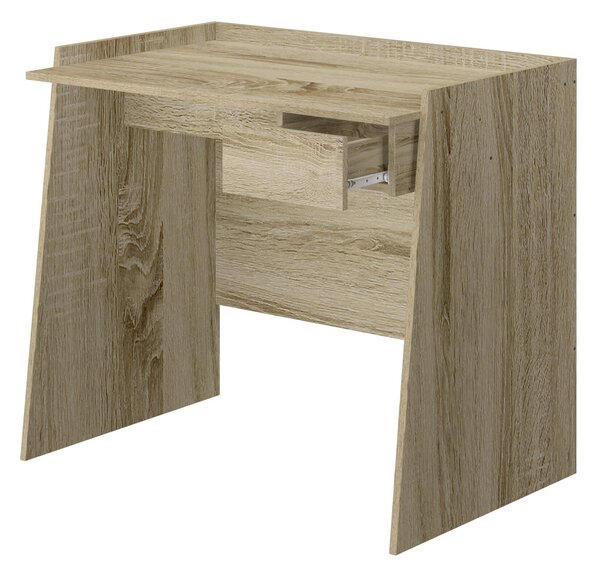 Scrivania 90x60x80 con Cassetto in MDF Rovere