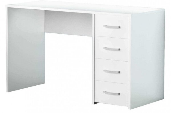 Scrivania Porta Pc Topaz Bianco 120x50x74 h cm in Truciolare bilaminato Bianco