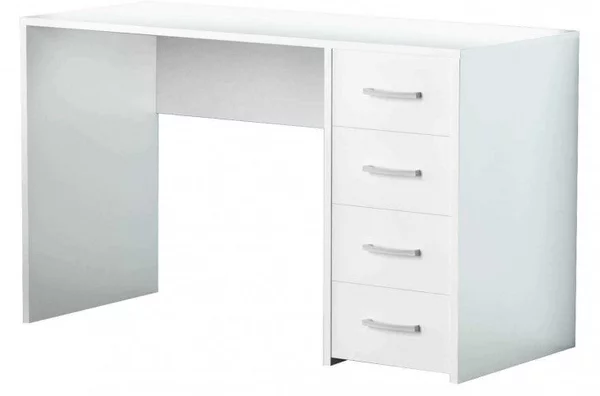 Scrivania Porta Pc Topaz Bianco 120x50x74 h cm in Truciolare bilaminato Bianco