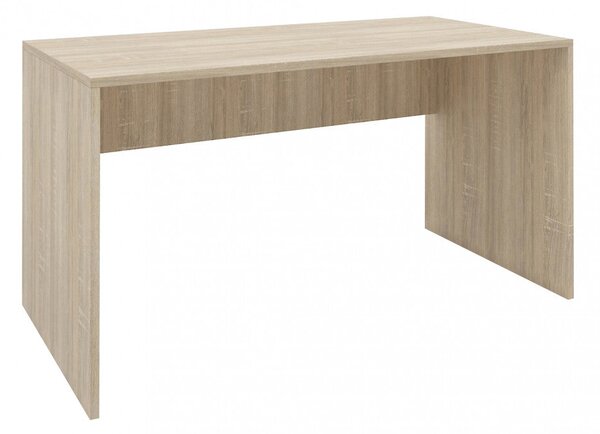 Scrivania Josie 138,5x68x75 h cm in Truciolare bilaminato Quercia Chiaro