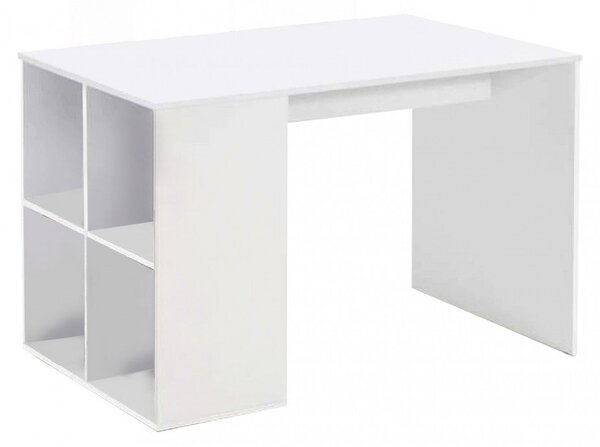 Scrivania Happy 117x73x75 h cm in Truciolare bilaminato Bianco