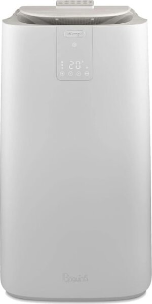 De Longhi Condizionatore Portatile 11500 Btu /h Climatizzatore Classe A+ Funzione Deumidificatore con Timer e Telecomando - Pinguino Gentlejet PAC 