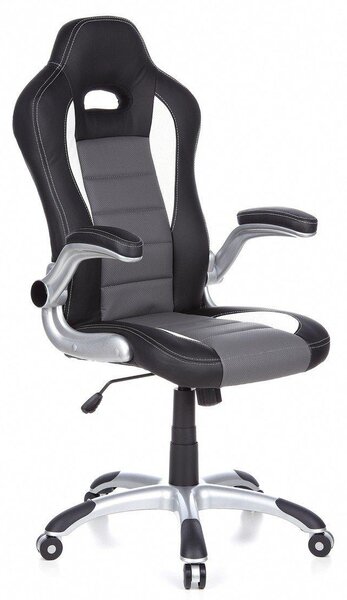 Sedia Poltrona Dirigenziale da Gaming Grigio e Nero