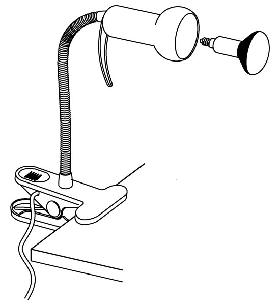 Eglo 81265 - Lampada con morsetto FABIO 1xE14/40W/230V
