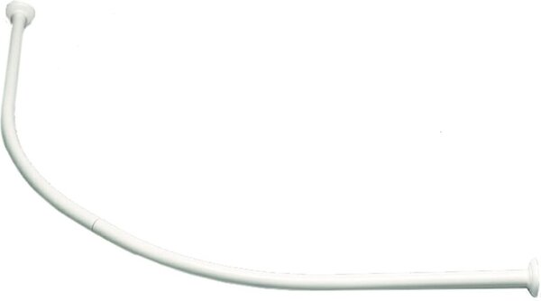 Binario per tende da doccia curvo Sealskin bianco