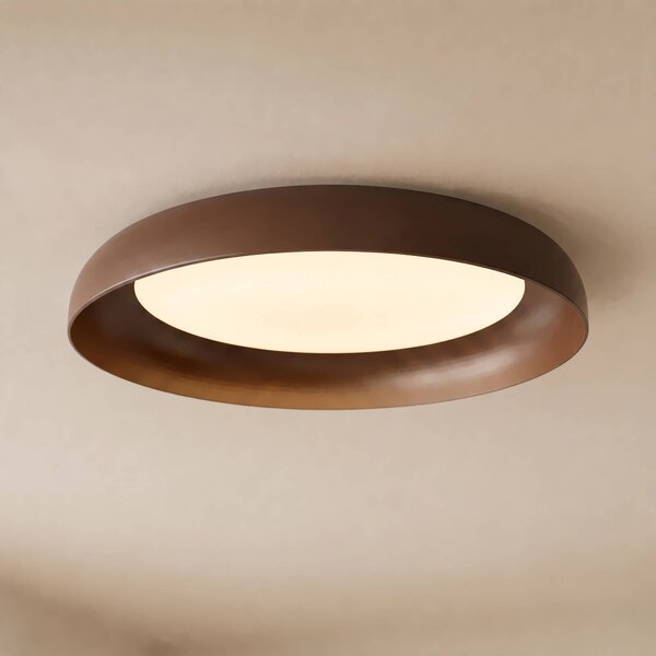 Plafoniera soffitto Florie Lindby, Marrone / Ruggine, Soggiorno / Sala da pranzo, Plastica, Moderno, Plafoniera