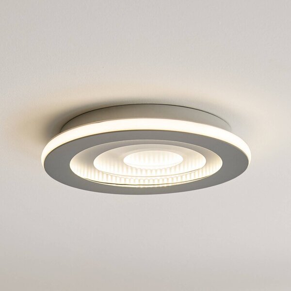 OSRAM Plafoniera soffitto ORBIS SPIRAL CENTRAL LIGHT, dimmerabile, Alluminio / Grigio / Zincato, Soggiorno / Sala da pranzo, Metallo, Moderno, Plafoniera