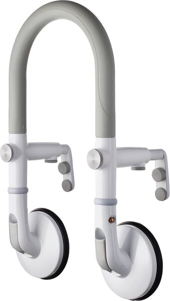 Ridder Rob, ausilio per entrare nella vasca da bagno, con ventose, bianco A0260001