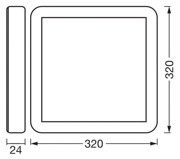 OSRAM Plafoniera soffitto ORBIS QUICKFIX, dimmerabile, Cromo / Argento, Soggiorno / Sala da pranzo, Metallo, Moderno, Plafoniera
