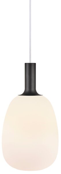 Lampada a sospensione Alton Lampada a sospensione Ø 23 cm bianco opale / nero