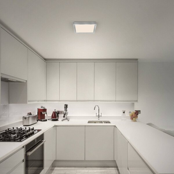 OSRAM Plafoniera soffitto ORBIS QUICKFIX, dimmerabile, Cromo / Argento, Soggiorno / Sala da pranzo, Metallo, Moderno, Plafoniera
