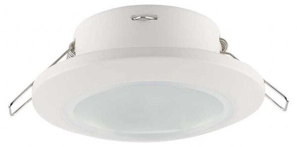 V-TAC VT-981 portafaretto led da incasso rotondo bombato faretto GU10 colore bianco in policarbonato IP44 sku 6698