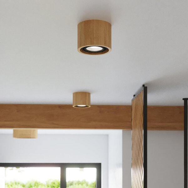 Lampada da Soffitto in Legno BASIC 1 con base AR111