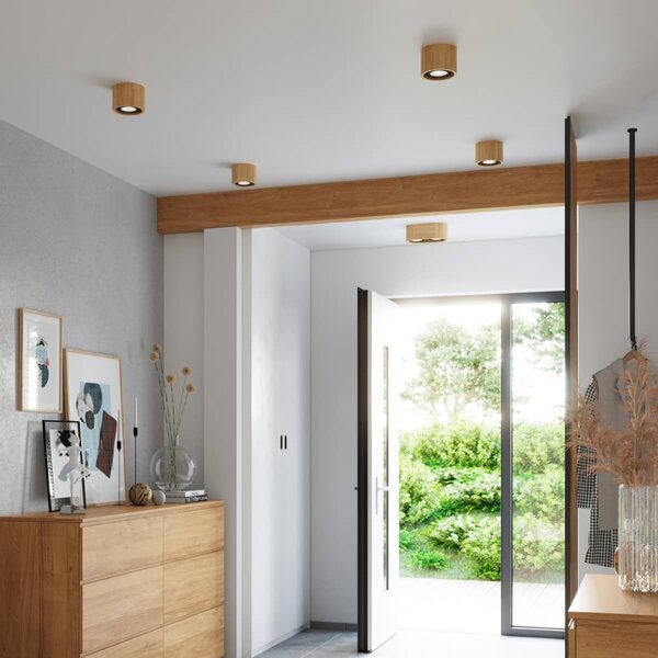 Lampada da Soffitto in Legno BASIC 1 con base AR111