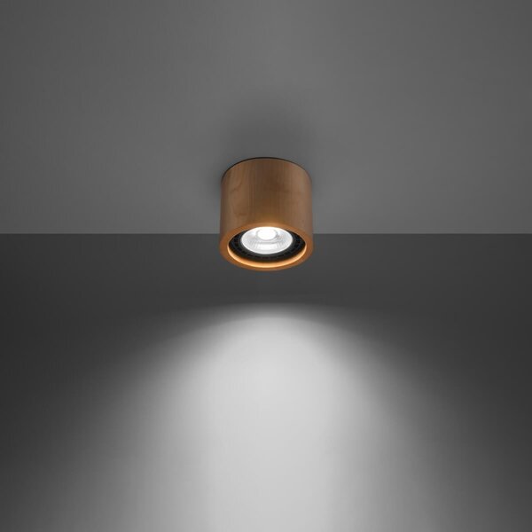 Lampada da Soffitto in Legno BASIC 1 con base AR111