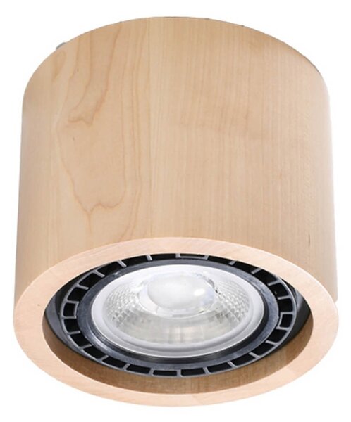 Lampada da Soffitto in Legno BASIC 1 con base AR111