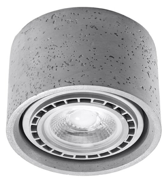 Lampada da soffitto in Cemento BASIC 1 Grigia AR111