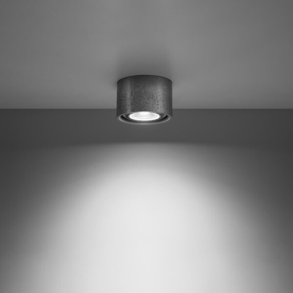 Lampada da soffitto in Cemento BASIC 1 Grigia AR111