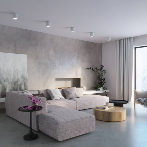 Lampada da soffitto CULLO in Cemento con base GU10
