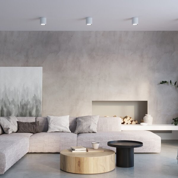 Lampada da soffitto CULLO in Cemento con base GU10