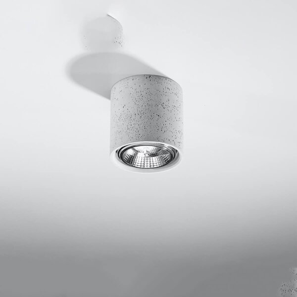 Lampada da soffitto CULLO in Cemento con base GU10