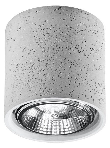Lampada da soffitto CULLO in Cemento con base GU10