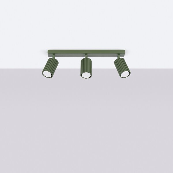 Lampada da soffitto KARBON 3L in Alluminio 3xGU10