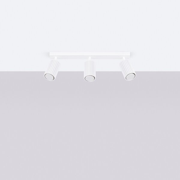 Lampada da soffitto KARBON 3L in Alluminio 3xGU10