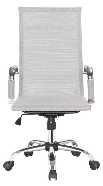 Sedia Presidenziale da Ufficio 55x65x116 cm Bianca
